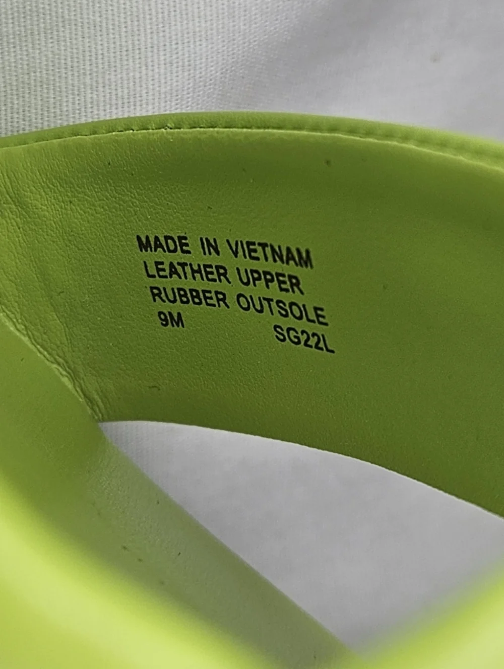 Michael Michael Kors Paola Platform Dress Sandal Bright Limeade Leather Strappy - Picture 12 of 12